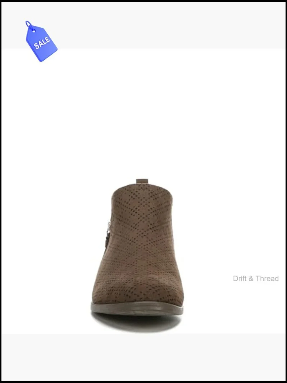 Women's Ankle Booties with Side Zip Comfortable Microfiber